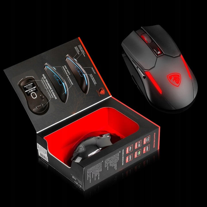 PANTHERISE VENOM II MYSZ GAMING RGB MINECRAFT 12400DPI Graczy 20mln Klików