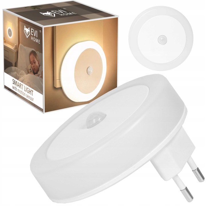 Lampka nocna do kontaktu z czujnikiem ruchu zmierzchu LAMPA DO