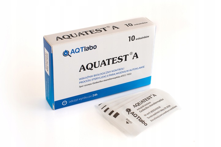 Test typu Sporal - wskaźnik biologiczny AQUATEST A 10 szt.