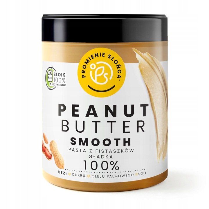 KREM ORZECHOWY 100% PEANUT BUTTER 1kg SMOOTH