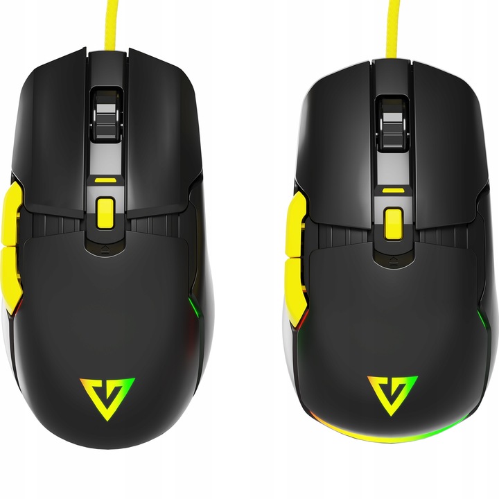 PRZEWODOWA MYSZKA GAMINGOWA 12400 DPI WYMIENNE PANELE MODECOM VOLCANO JAGER