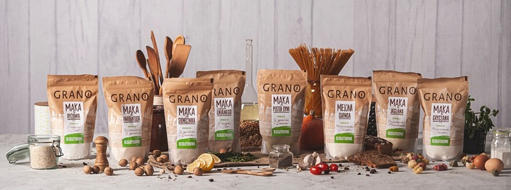4x Bezglutenowa mieszanka uniwersalna 1kg Grano Podstawa udanych wypieków