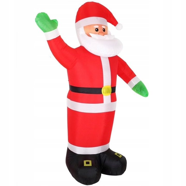 MIKOŁAJ DMUCHANY POMPOWANY ŚWIECĄCY OZDOBA 250cm