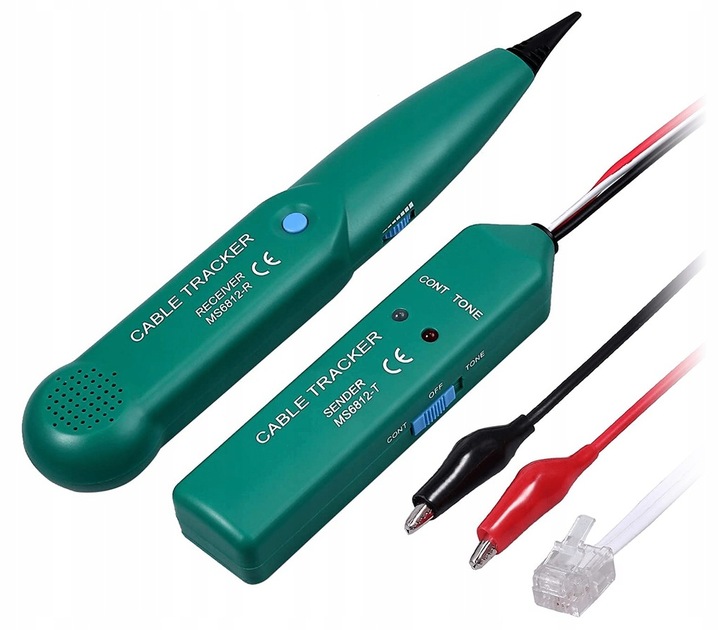 MIERNIK SZUKACZ PAR PRZEWODÓW WYKRYWACZ ŻYŁ KABLI MASTECH MS6812 Z