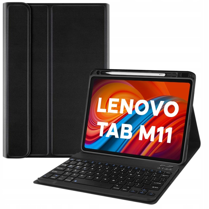 ETUI I KLAWIATURA BLUETOOTH DO LENOVO TAB M11 11" TB330FU TB330XU CZARNY