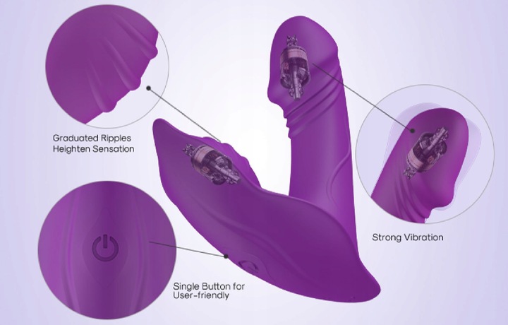 Wibrator Do Majtek Na Pilot Wibrator Do Łechtaczki z Peniskiem