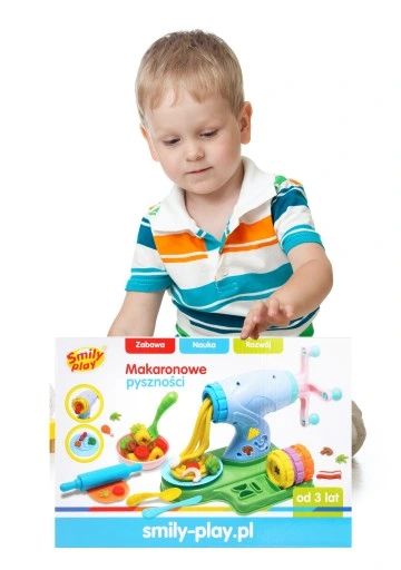 SMILY PLAY Duży zestaw kreatywny ciastolin makaron