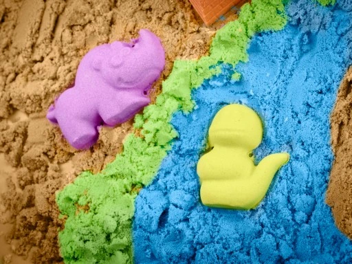 BibiMoon Piasek Kinetyczny 5kg ZESTAW PIASKOWNICA FOREMKI