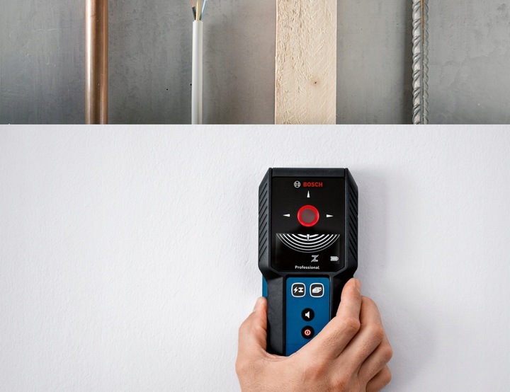 CYFROWY WYKRYWACZ METALI i PRZEWODÓW GMS 120-27 BOSCH