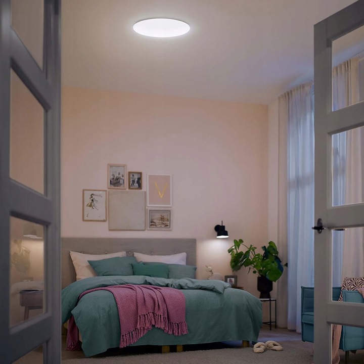 Lampa Sufitowa Plafon LED Natynkowy 17W 4000K Biała 32cm MOIRE PHILIPS