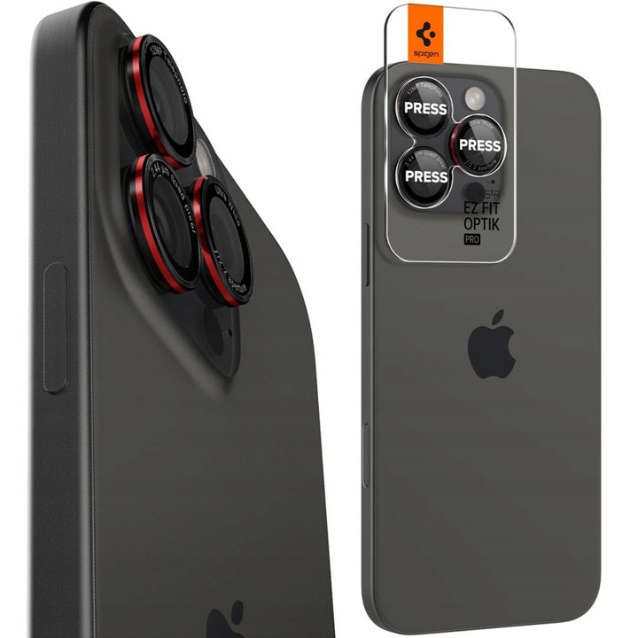 Osłona aparatu szkło do iPhone 16 Pro /15 Pro/14 Pro/ Max, Spigen Optik Pro