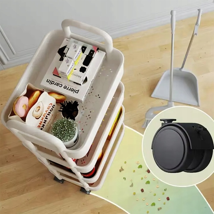 SZAFKA PÓŁKA KUCHENNA ŁAZIENKOWA REGAŁ MOBILNY ORGANIZER WÓZEK NA