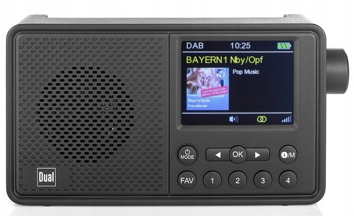 Radio Dual MCR 120 DAB+ FM RDS Bluetooth WBUDOWANY AKUMULATOR