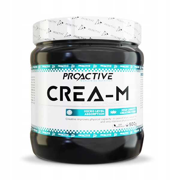 KREATYNA monohydrat SMAKOWA w proszku mono POMARAŃCZOWA ProActive 500g