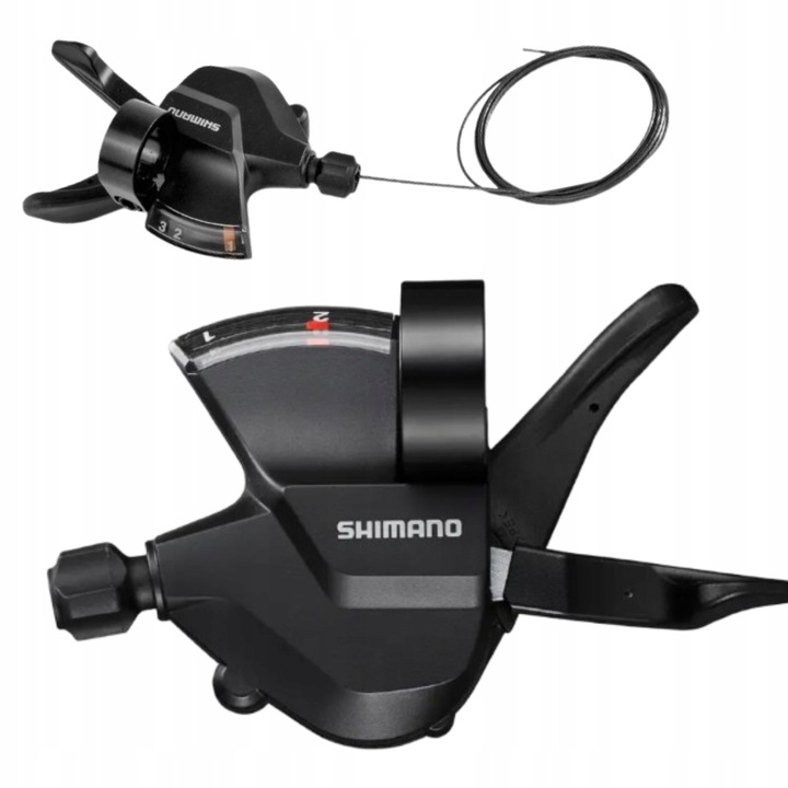 Manetka zmiany biegów Shimano ALTUS SL-M315 Rapidfire Plus 3-rzędowa lewa