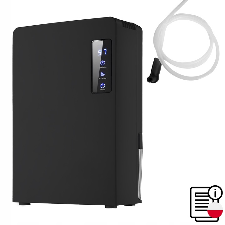 OSUSZACZ POWIETRZA POCHŁANIACZ WILGOCI 2200ml TIMER LCD LED CICHY
