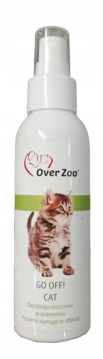 Preparat odstraszający koty 125 ml Over Zoo Go Off! Cat W SPRAYU CYTRYNOWY