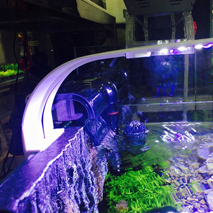 OŚWIETLENIE LED DO AKWARIUM BIAŁA LAMPKA AKWARYSTYCZNA BIAŁE ŚWIATŁO 10W