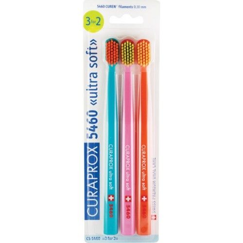 CURAPROX CS5460 zęb.kart.Ultrasoft 3szt.