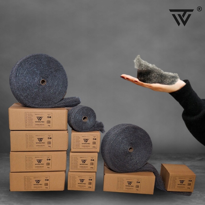 WEŁNA STALOWA 1kg Uniwersalna do czyszczenia, polerowania i renowacji