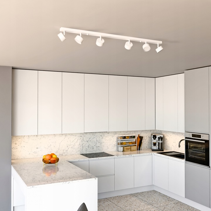 Oprawa Halogenowa 6X GX53 Lampa Sufitowa Natynkowa Ruchoma Kinkiet