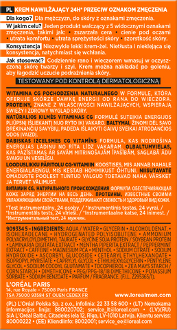 Loreal Men Expert Hydra Energetic Krem Do Twarzy Dla Mężczyzn 5Działań 50ml