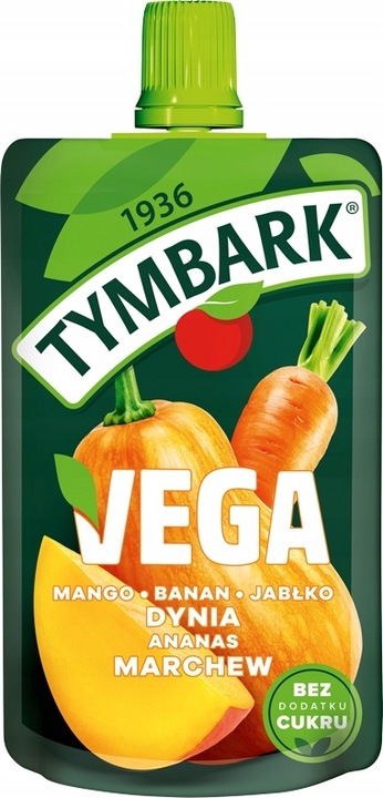 Tymbark Mus Mango Banan Dynia 100 g x 12 sztuk