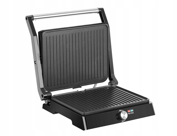 Grill elektryczny opiekacz rozkładany REGULACJA TEMPERATURY DUŻA MOC