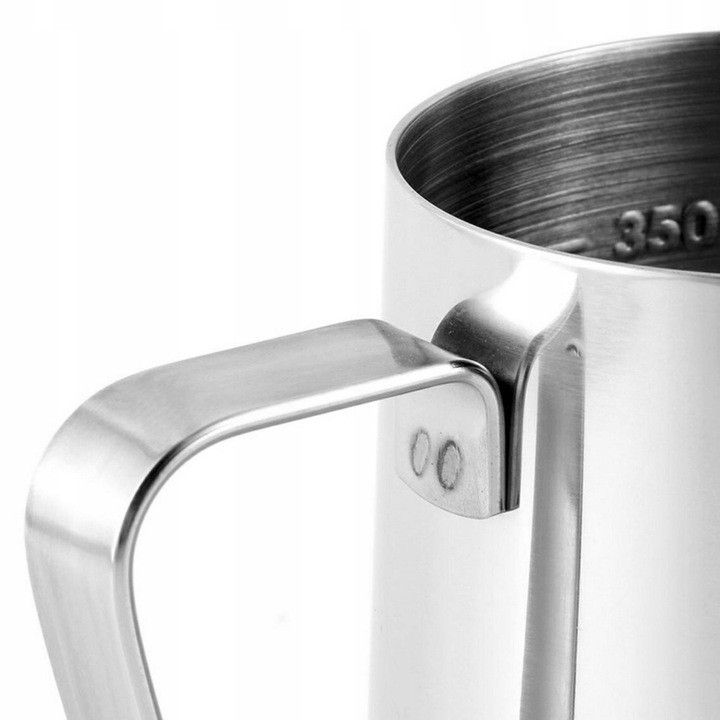 DZBANEK KUBEK DO SPIENIANIA MLEKA NA MLEKO STALOWY NIERDZEWN MLECZNIK