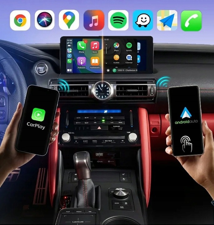 Adapter moduł CarPlay i Android Auto bezprzewodowy WiFi Bluetooth