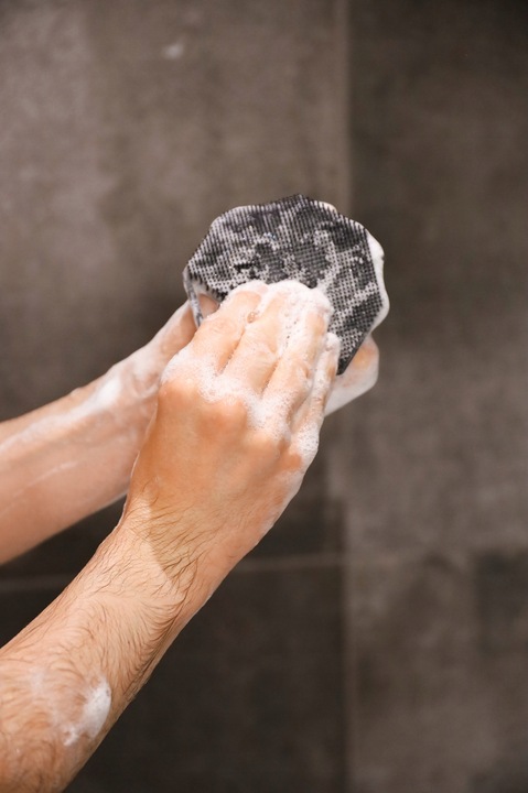 ALLMENT SCRUBBER DUO Antybakteryjna Myjka Szczotka Do Ciała Silikon Zestaw