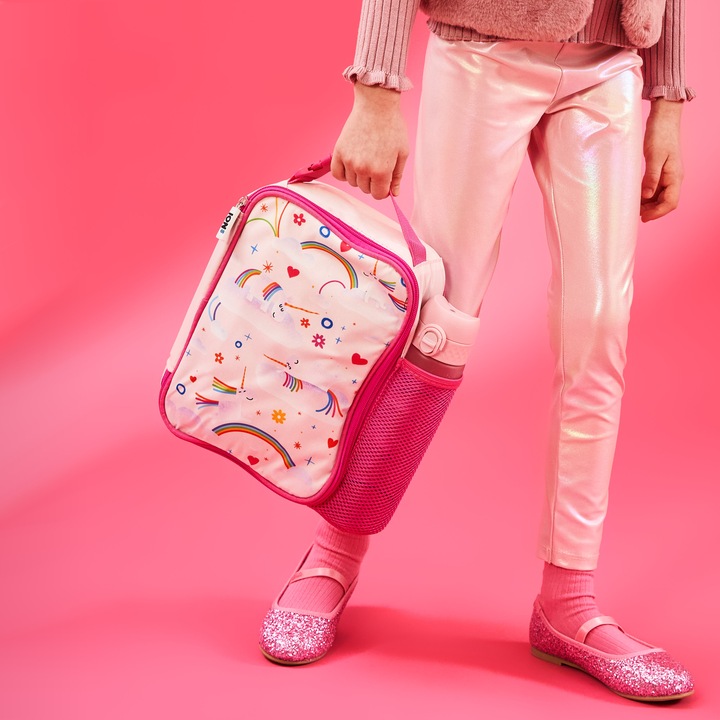 BUTELKA NA WODĘ BIDON DLA DZIEWCZYNKI DO SZKOŁY PRZEDSZKOLA KOTKI ION8 0,5L