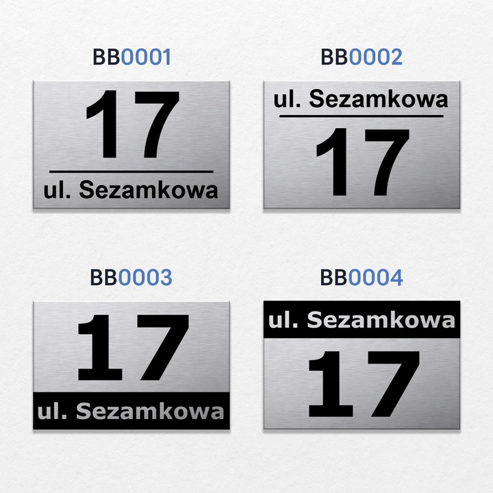 NUMER DOMU 32x21cm TABLICZKA ADRESOWA Z NUMEREM DOMU NUMER NA DOM