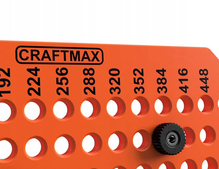 Szablon wzornik do uchwytów meblowych regulowany SUM-2