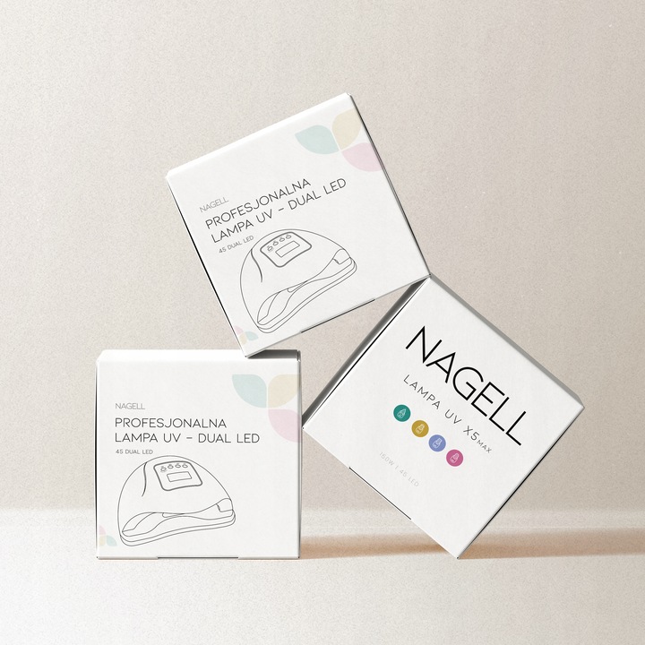 LAMPA DO PAZNOKCI UV DUAL LED SUN X5 MAX 150W MOCNA DO HYBRYD ŻELI