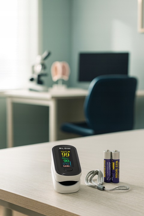 MEDYCZNY PULSOKSYMETR NAPALCOWY NA PALEC PULS SATURACJA TĘTNO WYŚWIETLACZ
