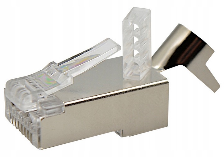 Wtyki RJ45 przelotowy kat 7 FTP pass through 10szt