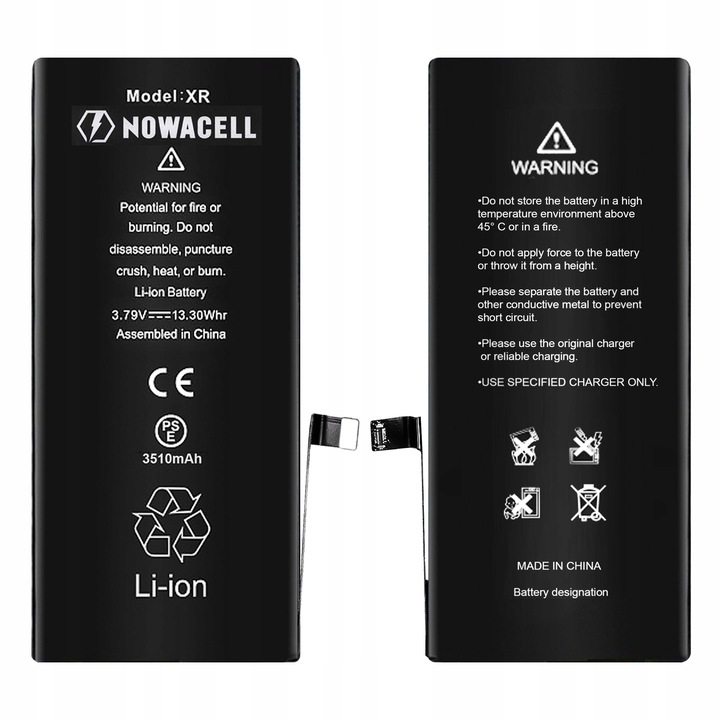 Bateria NOWACELL do iPhone XR- większa pojemność