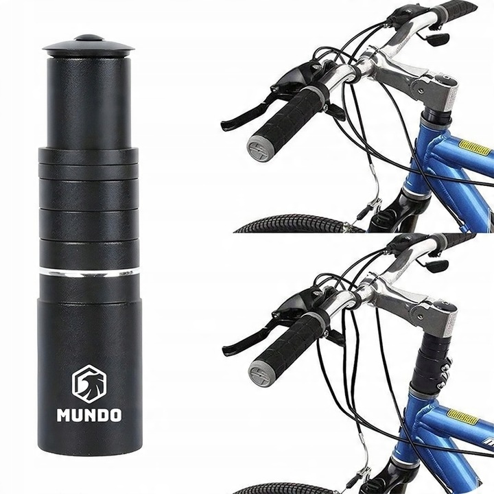 MOSTEK ROWEROWY WSPORNIK PRZEDŁUŻKA KIEROWNICY REGULOWANY A-HEAD 1 i 1/8"