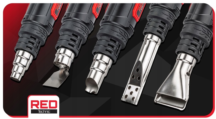 OPALARKA ELEKTRYCZNA Z REGULACJĄ 2 BIEGI LCD 50-650°C 2200W MOCNA +5