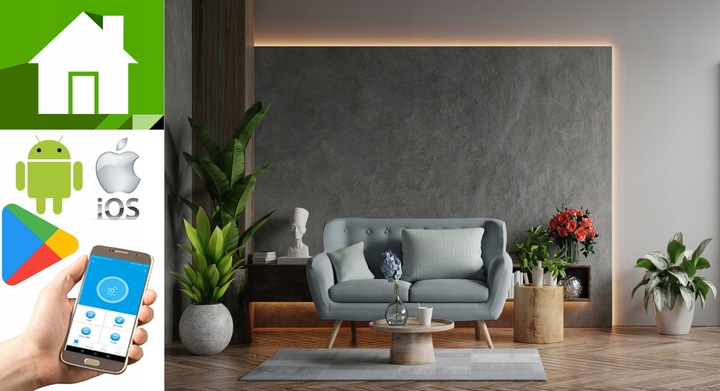 BEZPRZEWODOWY ALARM LCD GSM APP SYRENY POLSKI