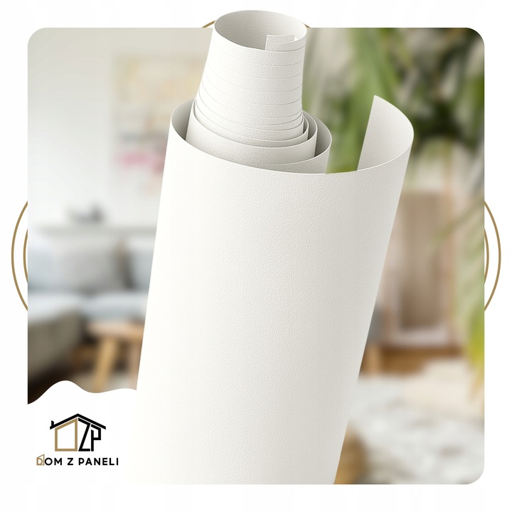 Okleina Meblowa Samoprzylepna Folia BIAŁA MAT na Meble Blat PCV DIY