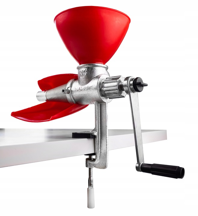 MASZYNKA ŻELIWNA SOLIDNA WYCISKARKA DO PRZECIERANIA POMIDORÓW OWOCÓW MOCNA