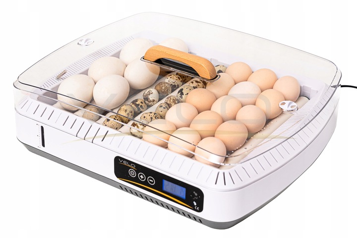 INKUBATOR AUTOMATYCZNY VELO na 35 JAJ do KURZYCH INDYCZYCH GĘSICH KACZYCH