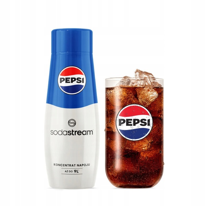 Zestaw Syrop Koncentrat do wody SodaStream Pepsi 2x440 ml + Crafted