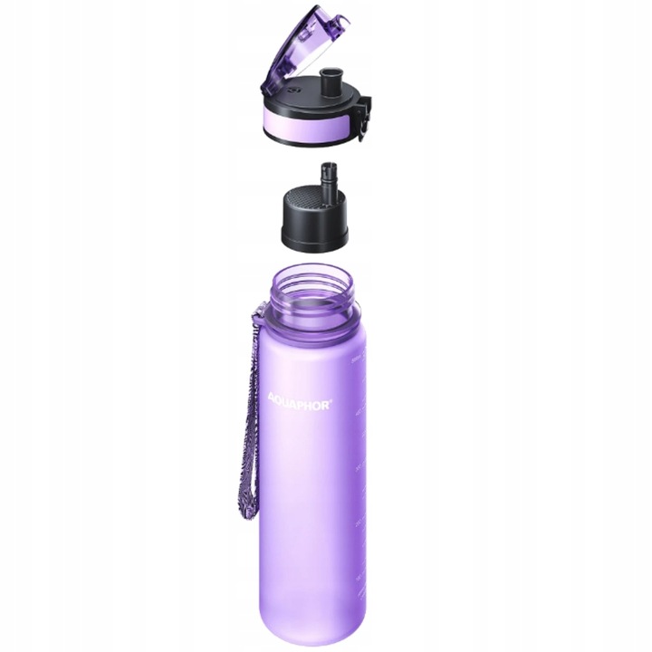 AQUAPHOR CITY Bidon Butelka filtrująca wodę + filtr 0,5L lawendowa