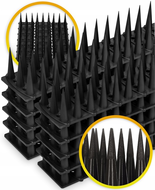 WYSOKIE KOLCE LISTWA NA PTAKI GOŁĘBIE PRZECIW PTAKOM GOŁĘBIOM 10 SZT