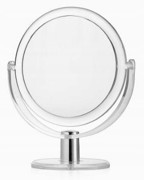 10x powiększające lusterko kosmetyczne dwustronne średnica 17 cm