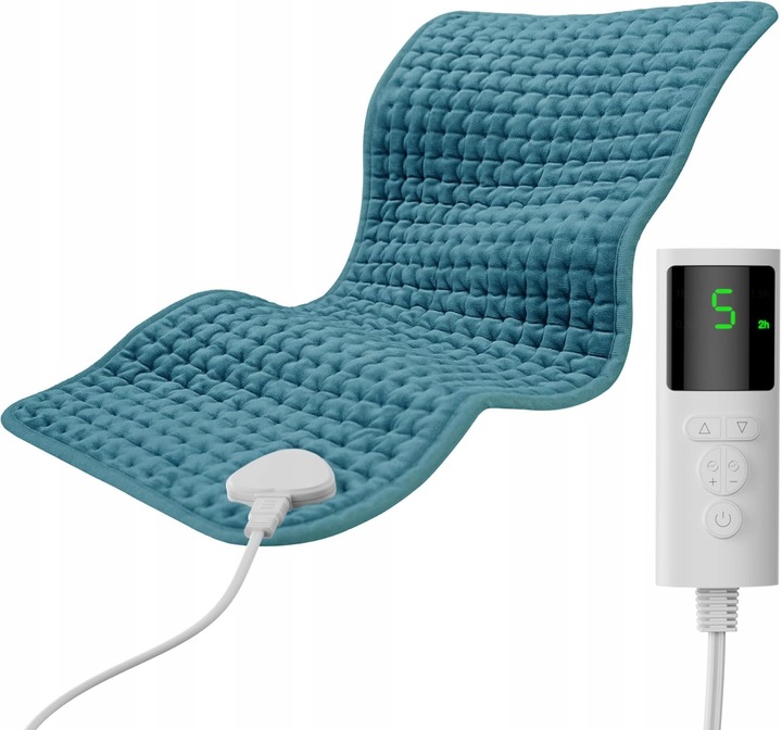 DUŻA PODUSZKA ELEKTRYCZNA PODGRZEWANA TERMOFOR MATA ROZGRZEWAJĄCA XL 60x30