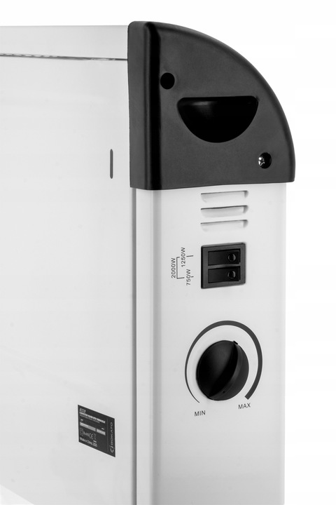 GRZEJNIK ELEKTRYCZNY ENERGOOSZCZĘDNY BIAŁY KONWEKTOROWY 2000W